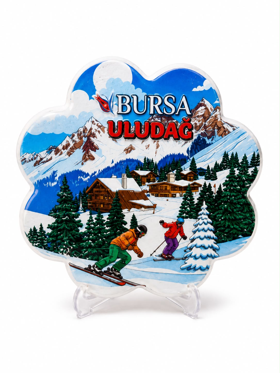 Bursa Uludağ Temalı Bardak Altlığı